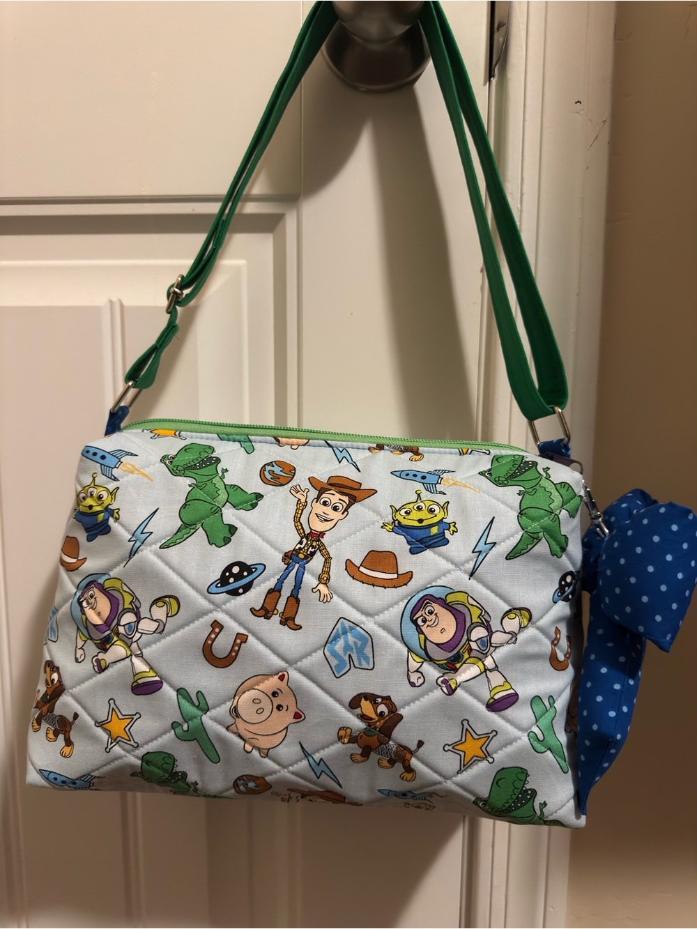 Toy Story Crossbody Bag in Blue & Green